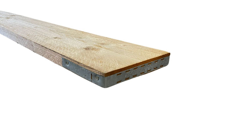 End Banded Timber Scaffold Boards BS2482 38mm x 225mm x 3.9m
