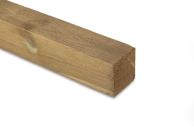  A robust and weather-resistant fence post with a sawn finish for a natural appearance. Treated with green preservative, this post measures 75mm in width, 75mm in depth, and 3000mm in height, providing strength and durability for reliable fencing installations