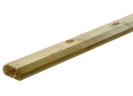 Large Traditional Decking Baserail 32mm x 82mm x 2400mm