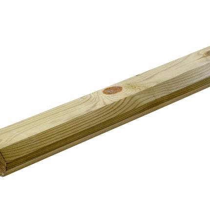 Large Traditional Decking Baserail 32mm x 82mm x 2400mm