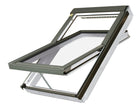 White Acrylic Centre Pivot Roof Window (FTW-V) 134cm x 98cm