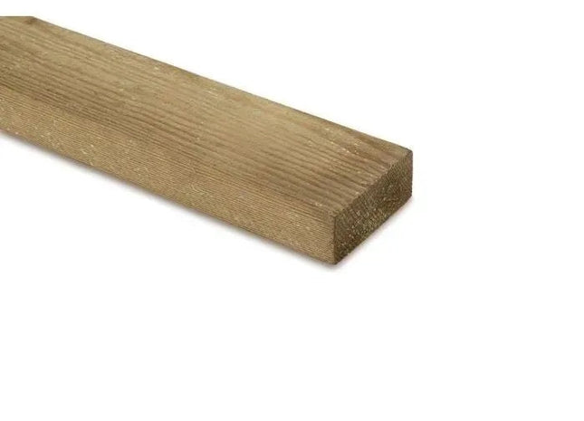 47mm x 100mm x 4800mm C16 Kiln Dried UC3 Green Treated Carcassing